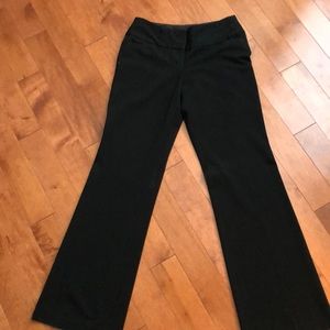 Black and White Pinstripe Dress Pants